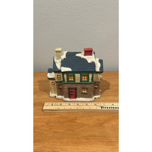 Vintage Illuminated Porcelain Toy Factory Christmas Village SnowValley No light - Picture 4 of 6